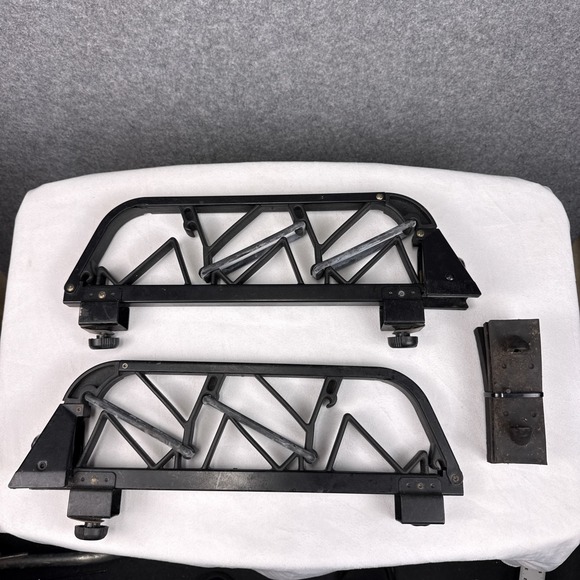 Thule Other - Thule 1050/33 System Vintage Ski Rack Roof Carrier Set Black Made in Sweden
